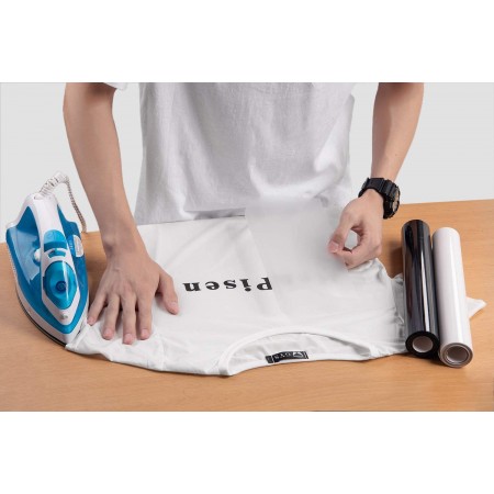 Meidong HTV Vinyl Rolls - 12 Inch × 10 Feet PU Heat Transfer Vinyl, Easy Cut & Weed Compatible with Cameo Silhouette & Cricut, Iron on Vinyl for DIY T-Shirts, Bags and Other Textiles(Navy)